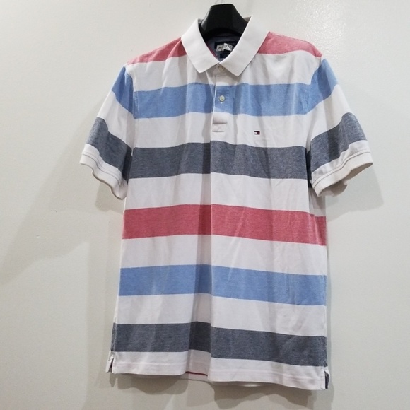 Tommy Hilfiger men's multi color custom fit shirt - Picture 2 of 8